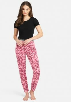 PPI Logo Bebe Animal Print Jogger