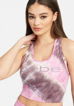 ONE STEP UP BOL Tie Dye Crop Tank Logo