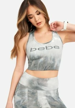 ONE STEP UP BOL Logo Tie Dye Crop Tank