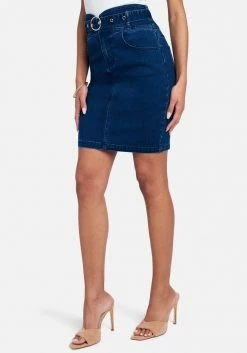 TC High Waist Denim Pencil Skirt Spring/Summer