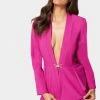 TC Sets Shawl Collar Peplum Blazer