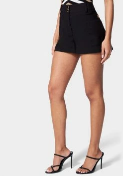 TC High Waist Button Detail Short Festival Season