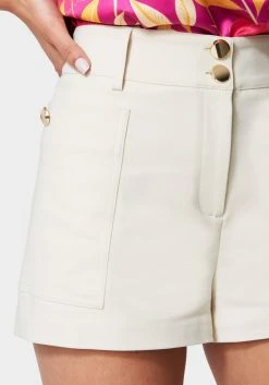 TC Festival Season High Waist Button Detail Short