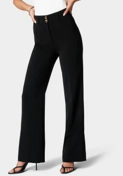 TC High Waist Double Button Wide Leg Pant Tailoring