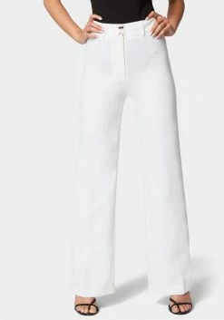 TC High Waist Double Button Wide Leg Pant Spring/Summer