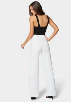 TC High Waist Double Button Wide Leg Pant Spring/Summer