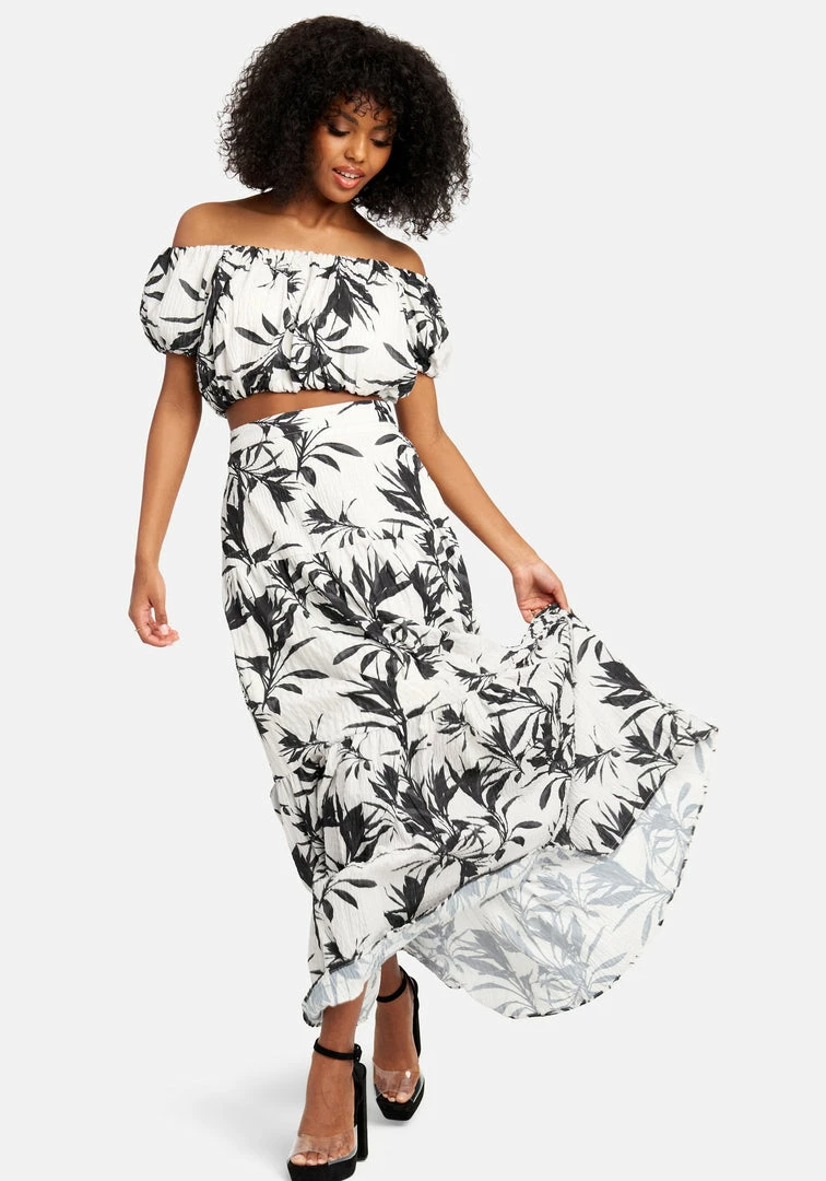 TC Tiered Maxi Skirt Print Shop 3 TC Tiered Maxi Skirt Print Shop
