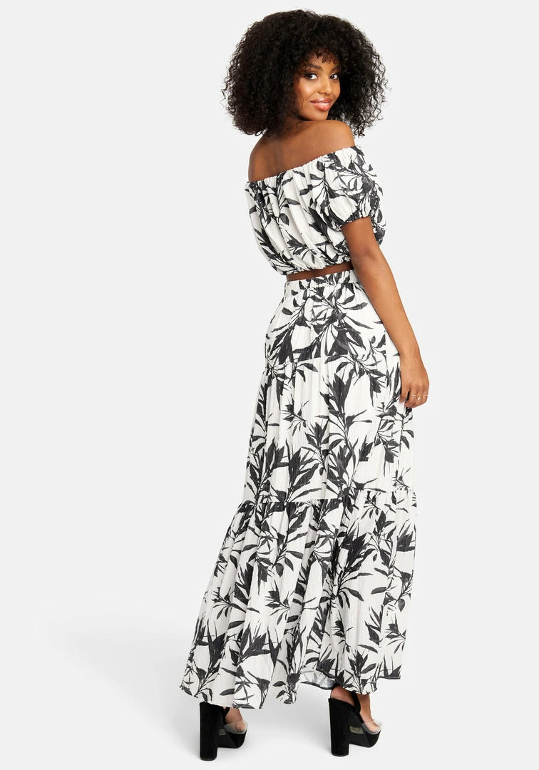 TC Tiered Maxi Skirt Print Shop 4 TC Tiered Maxi Skirt Print Shop