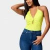 TC Multi Keyhole Halter Top