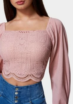 TC Crochet Body Woven Top 8 TC Crochet Body Woven Top