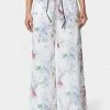 TC Printed Wide Leg Pant With Contrast Taping Print Shop