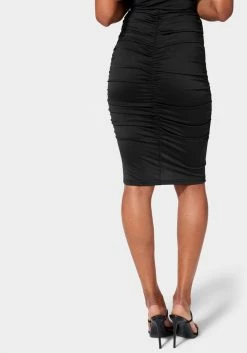 TC Ruched Front Knit Skirt