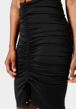 TC Ruched Front Knit Skirt