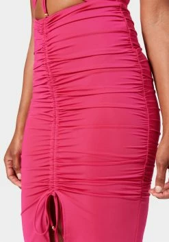 TC Ruched Front Knit Skirt