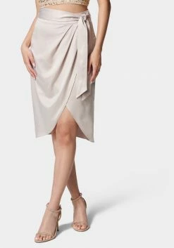 TC Bridal Side Tie Wrap Skirt