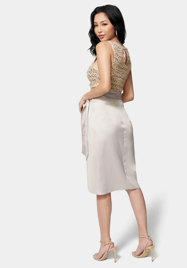 TC Bridal Side Tie Wrap Skirt 3 TC Bridal Side Tie Wrap Skirt