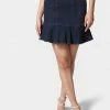 TC Flutter Multi Button Denim Skirt Festival Season