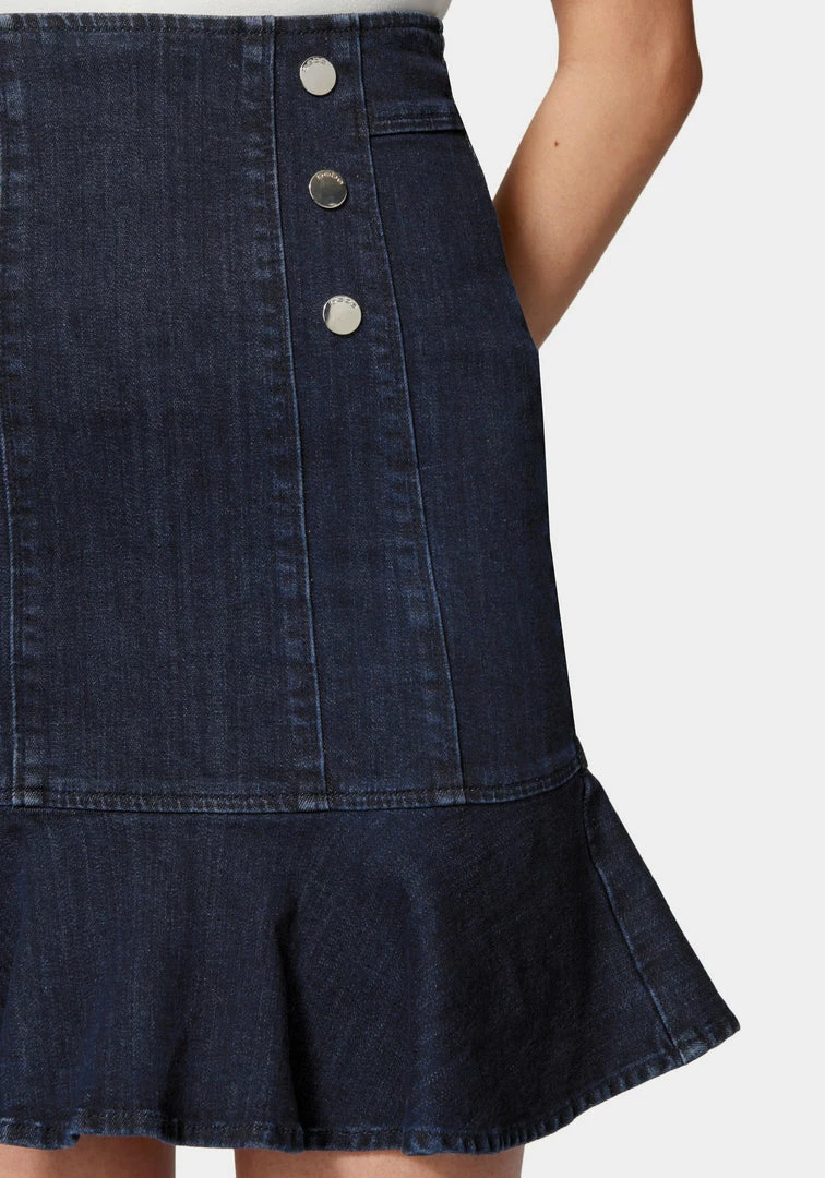TC Flutter Multi Button Denim Skirt Festival Season 5 TC Flutter Multi Button Denim Skirt Festival Season