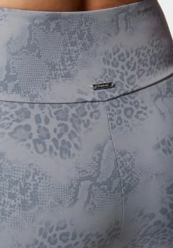 TC Bebe Logo Foiled Print Knit Biker Short