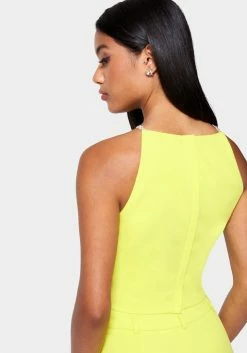 TC Sets Embellished Neck Woven Top