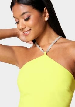 TC Sets Embellished Neck Woven Top