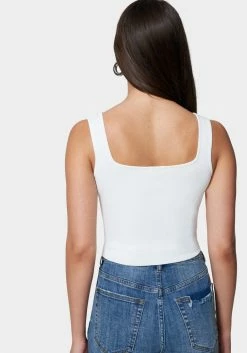 TC Zip Front Corset Sweater Top