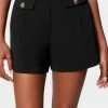 TC Belt Detail Crepe Wide Leg Short Night Out