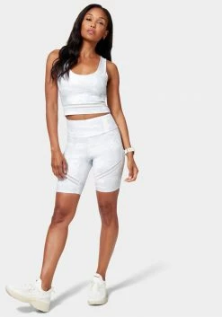 TC Bebe Logo Biker Short With Mesh Detail