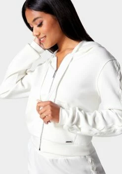 TC Scuba Lace Up Sleeve Detail Hoodie