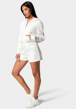 TC Scuba Lace Up Leg Detail Shorts Logo