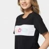 ONE STEP UP BOL Bebe Color Block Logo Boxy Tee