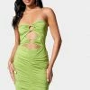 JUMP Ring Detail Strapless Mini Dress