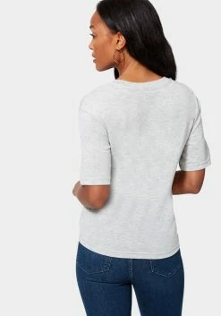 ONE STEP UP BOL Bebe Logo Nailhead Boxy T Shirt