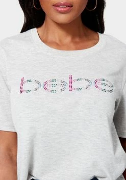 ONE STEP UP BOL Bebe Logo Nailhead Boxy T Shirt