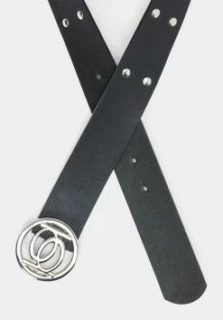 ASTOR Grommet Detail Vegan Leather Belt Bridal