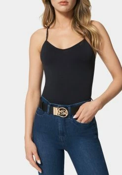 ASTOR Vegan Leather Leopard Print Belt Bridal