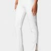TC Side Slit Slim Leg Woven Pant New