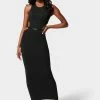 JUMP Slinky Side Cut-Out Midi Dress Night Out