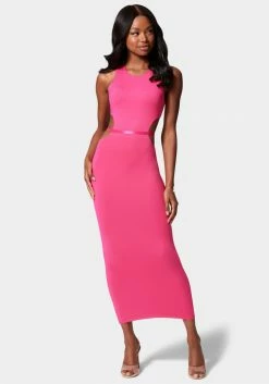 JUMP Night Out Slinky Side Cut-Out Midi Dress