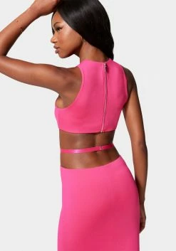 JUMP Night Out Slinky Side Cut-Out Midi Dress