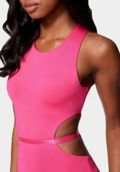 JUMP Night Out Slinky Side Cut-Out Midi Dress