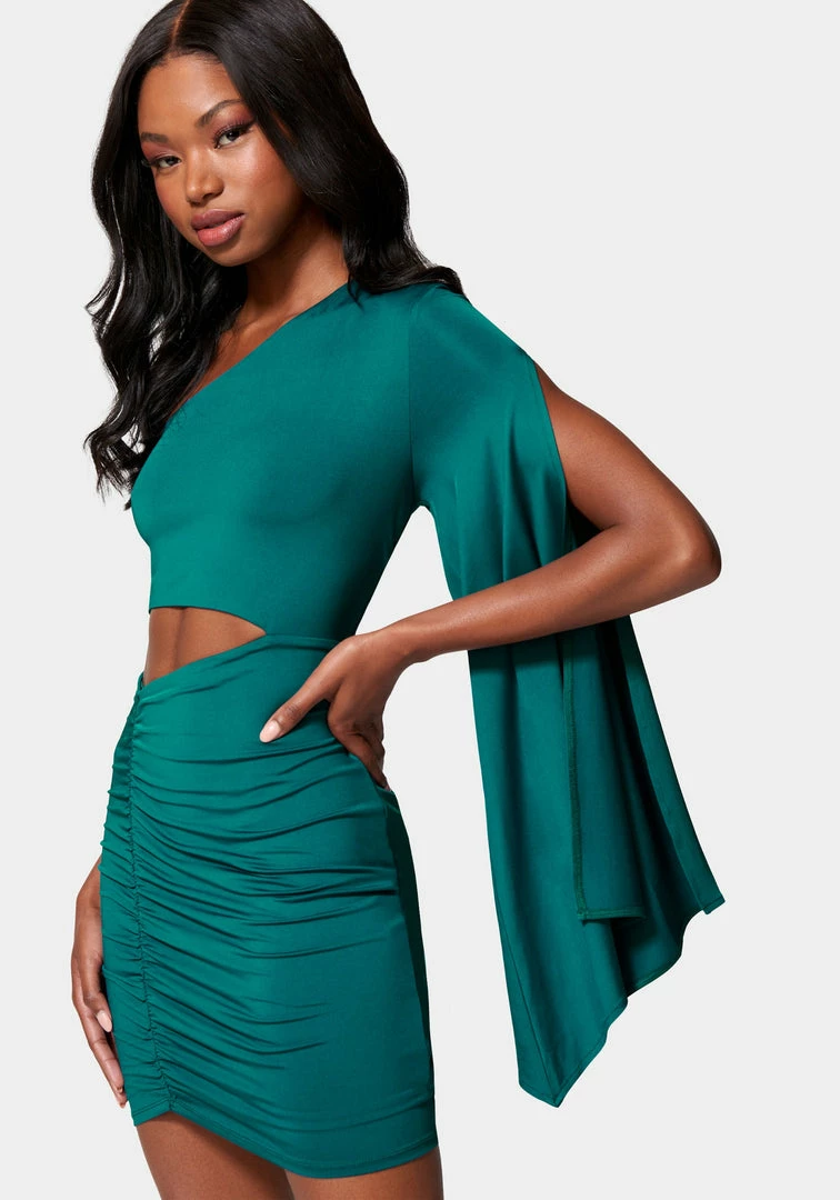 JUMP Flowy One Shoulder Asymmetrical Mini Dress Vacation Shop 2 JUMP Flowy One Shoulder Asymmetrical Mini Dress Vacation Shop