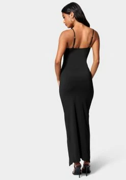 JUMP Cutout Textured Slinky Knit Dress Festival Season