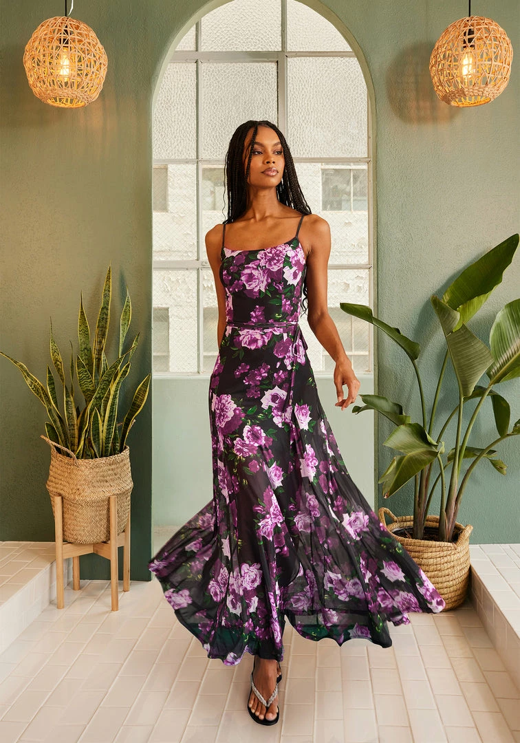 JUMP Print Shop Printed Tank Neck Gown 2 JUMP Print Shop Printed Tank Neck Gown