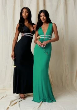 JUMP Illusion Cutout Sparkle Gown Bridal