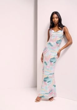 JUMP Lurex Knit Gown