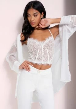 TC Velvet Chiffon Button Down Oversized Blouse